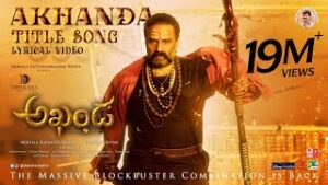 Akhanda Title Mp3 Song Download